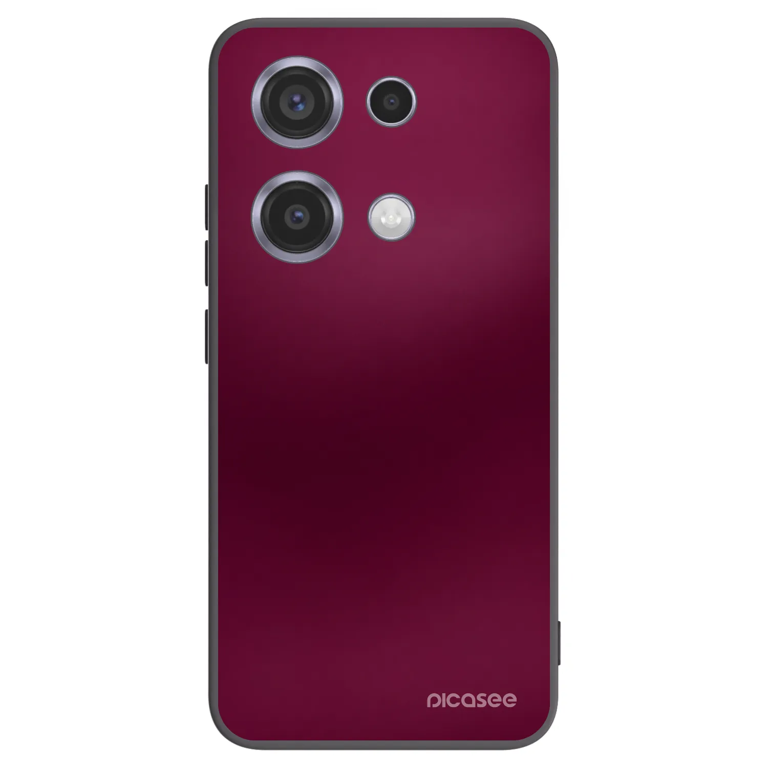 Picasee silikonový černý obal pro Xiaomi Redmi Note 14S - Velvet Bordeaux