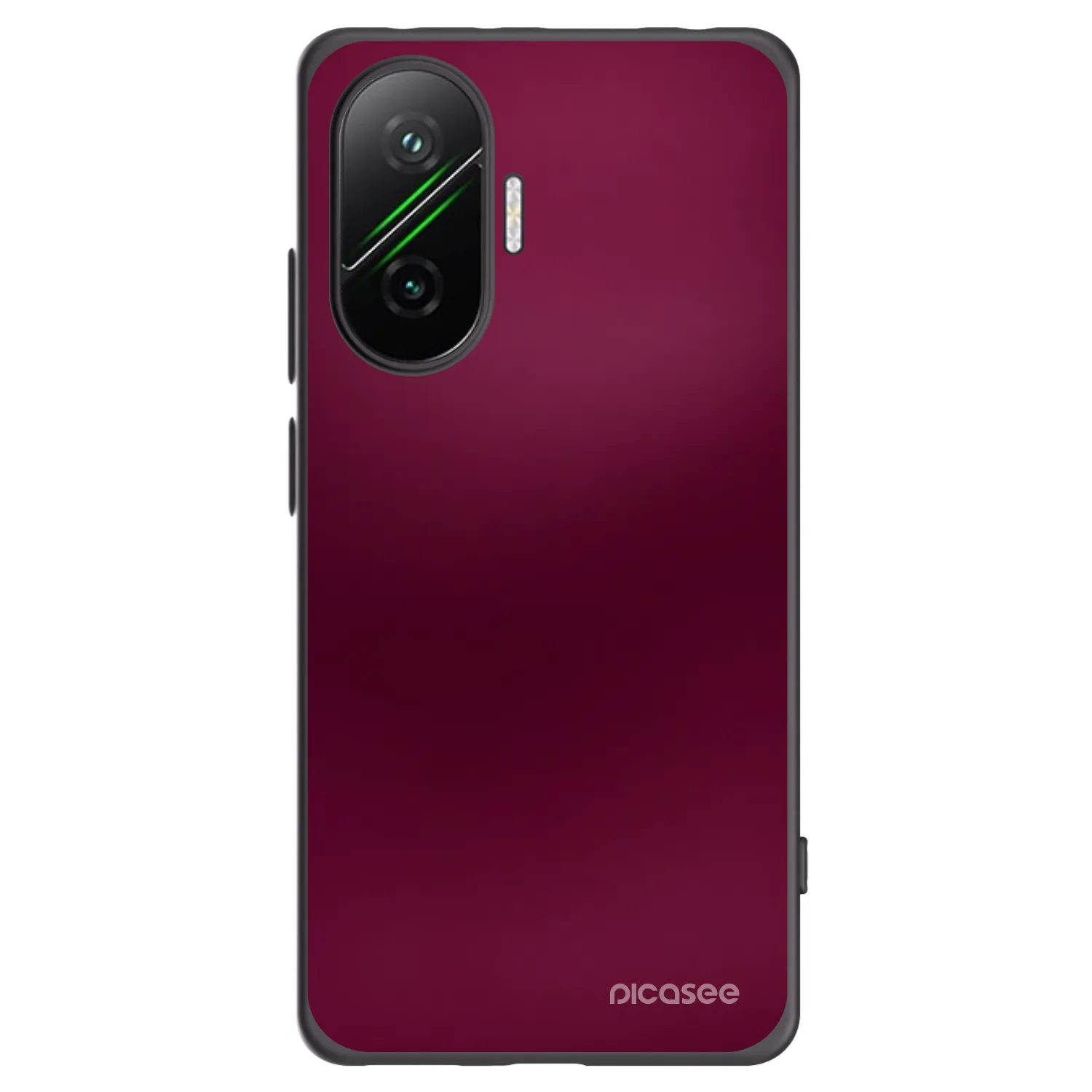 Picasee silikonový černý obal pro Xiaomi Poco F7 5G - Velvet Bordeaux