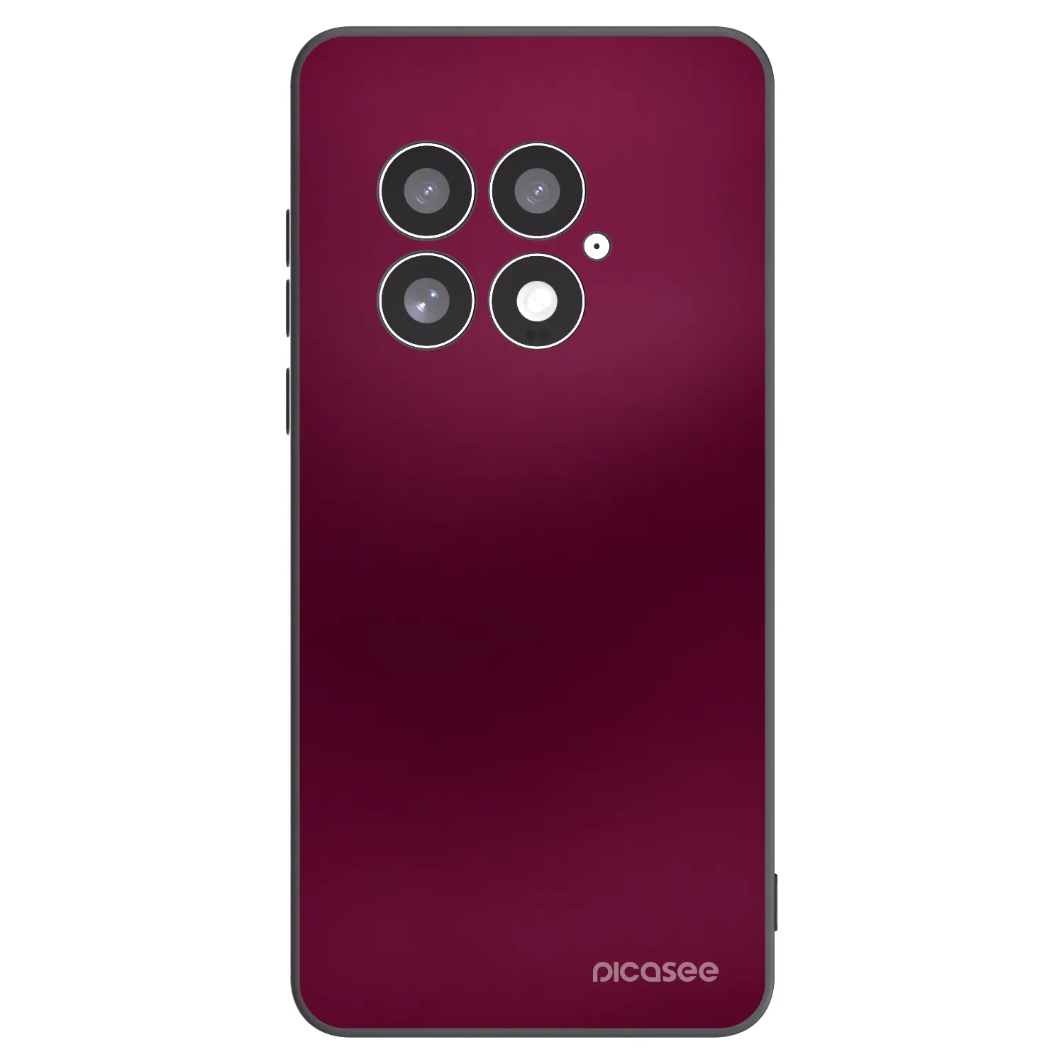 Picasee silikonový černý obal pro OnePlus 13 5G - Velvet Bordeaux