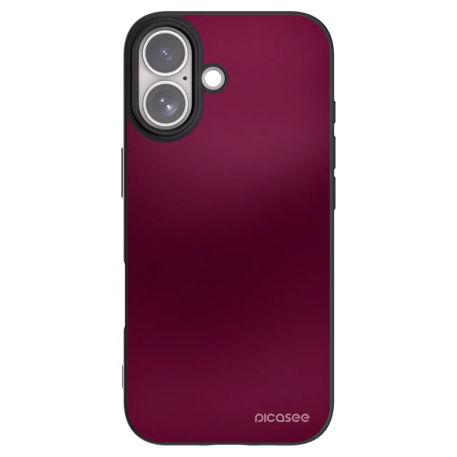 Picasee silikonový černý obal pro Apple iPhone 17 - Velvet Bordeaux