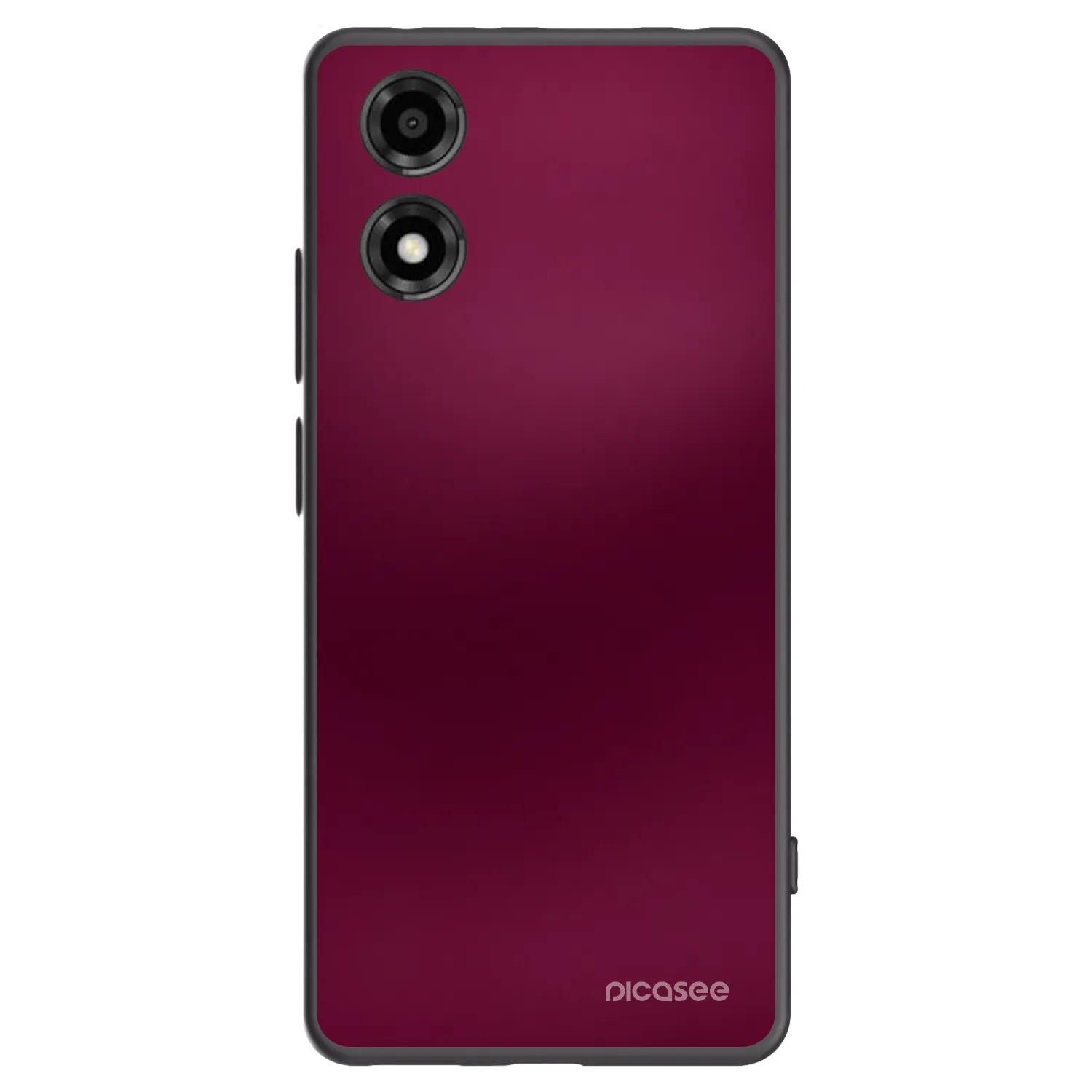 Picasee silikonový černý obal pro Motorola Moto E14 - Velvet Bordeaux