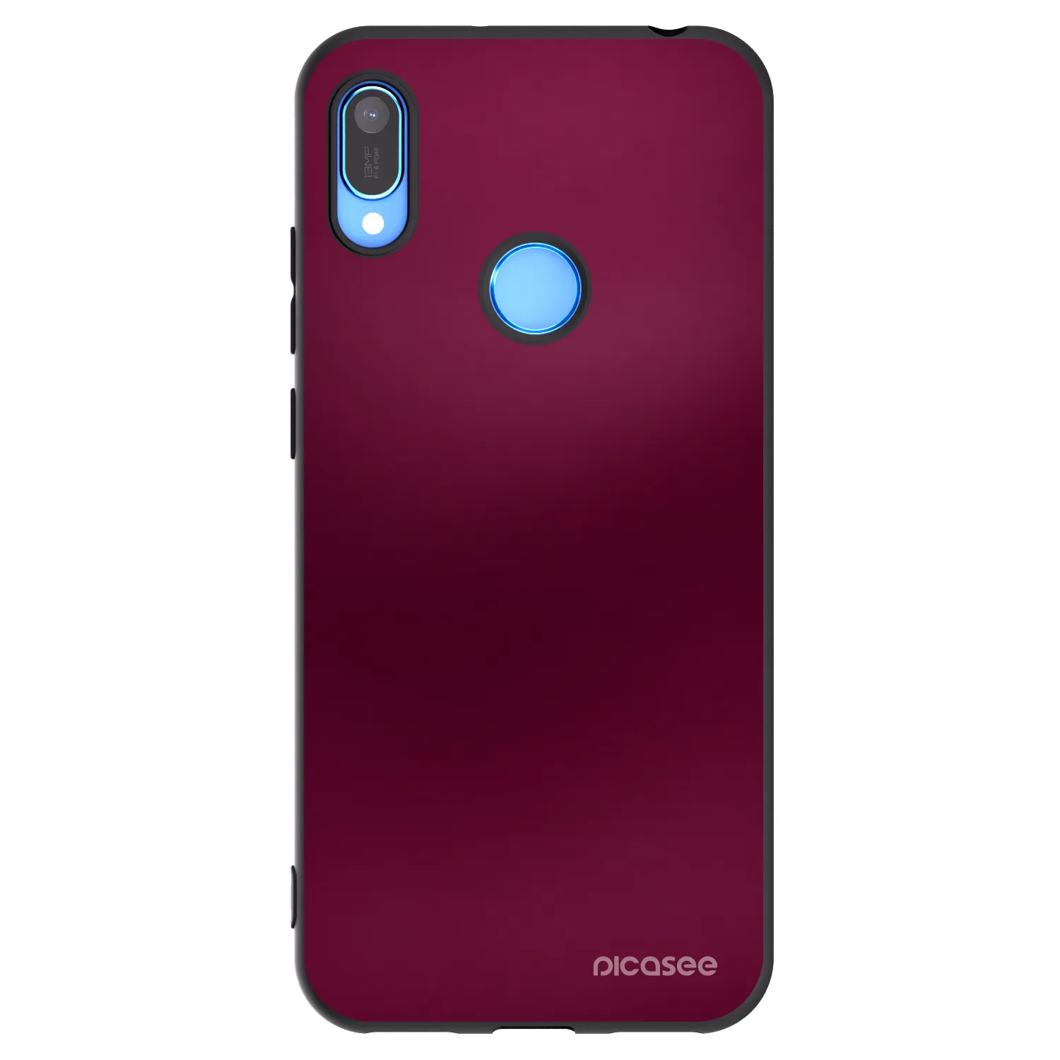 Picasee silikonový černý obal pro Huawei Y6 2019 - Velvet Bordeaux