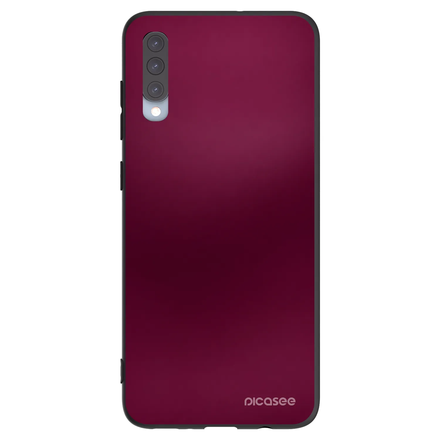 Picasee silikonový černý obal pro Samsung Galaxy A70 A705F - Velvet Bordeaux
