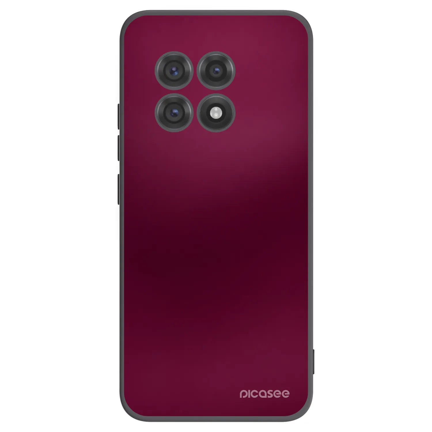 Picasee silikonový černý obal pro OnePlus 13R 5G - Velvet Bordeaux