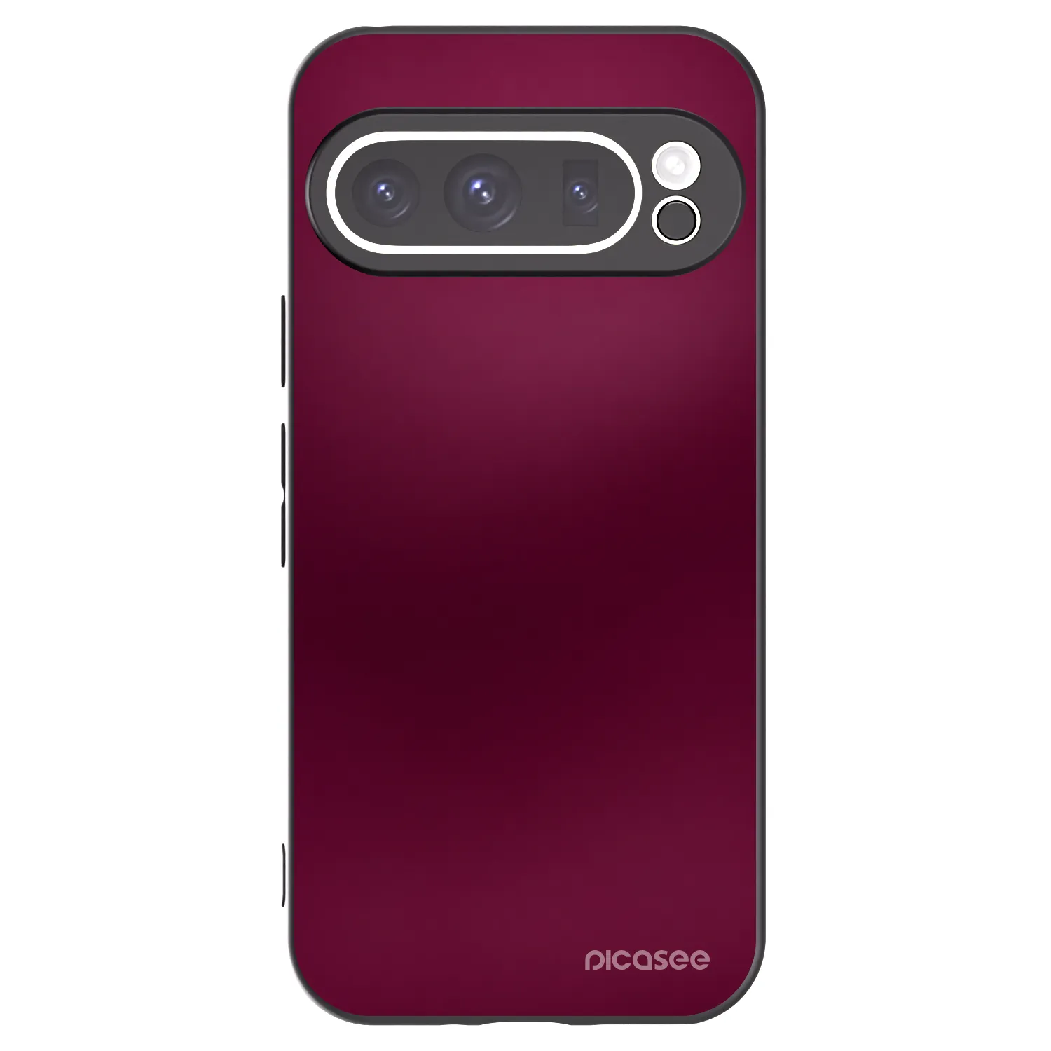 Picasee silikonový černý obal pro Google Pixel 9 Pro XL - Velvet Bordeaux