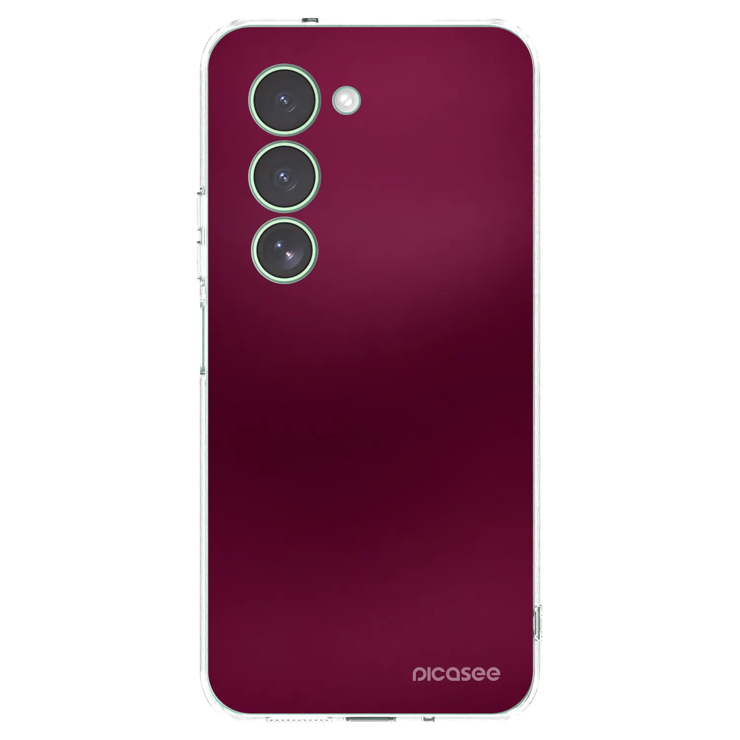 Picasee silikonový průhledný obal pro Xiaomi Redmi 15 5G - Velvet Bordeaux