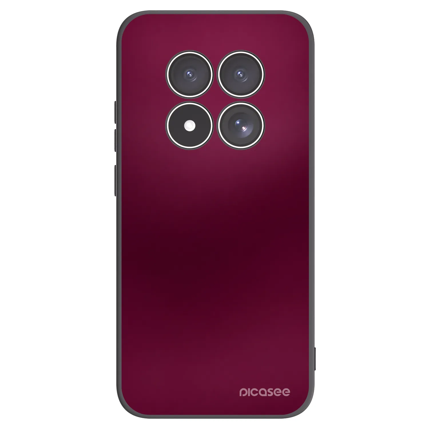 Picasee silikonový černý obal pro Xiaomi Redmi Note 15 Pro 4G - Velvet Bordeaux