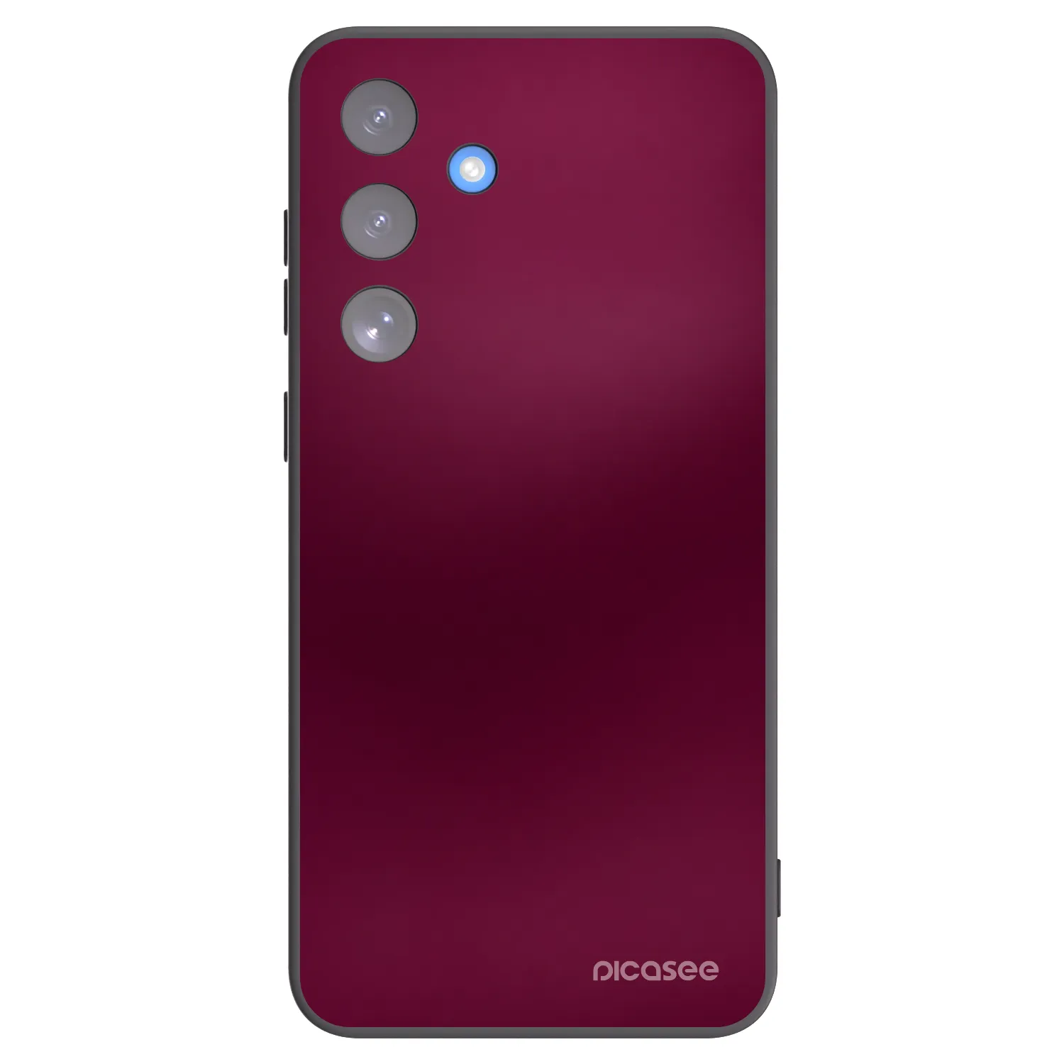 Picasee silikonový černý obal pro Samsung Galaxy S25 FE 5G - Velvet Bordeaux