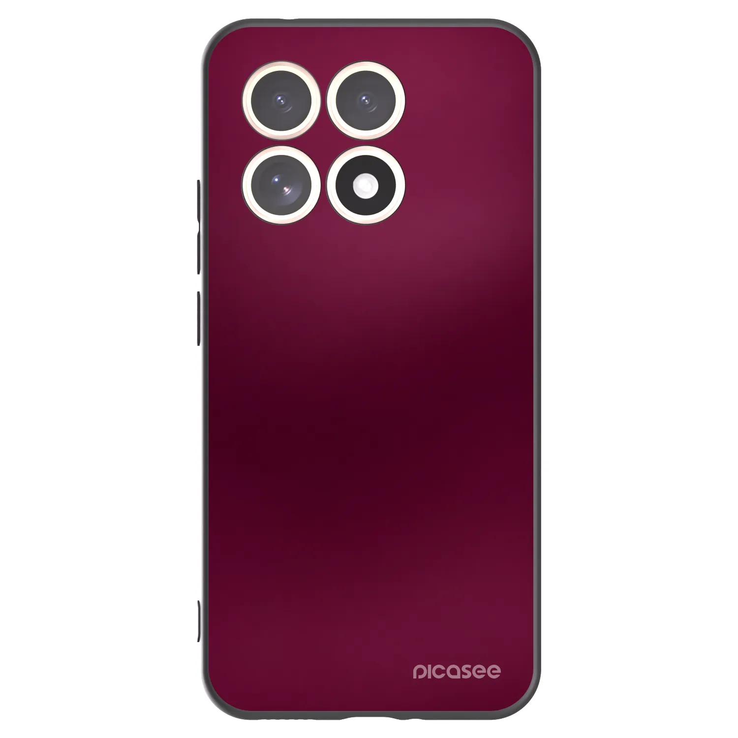 Picasee silikonový černý obal pro Xiaomi 15T - Velvet Bordeaux