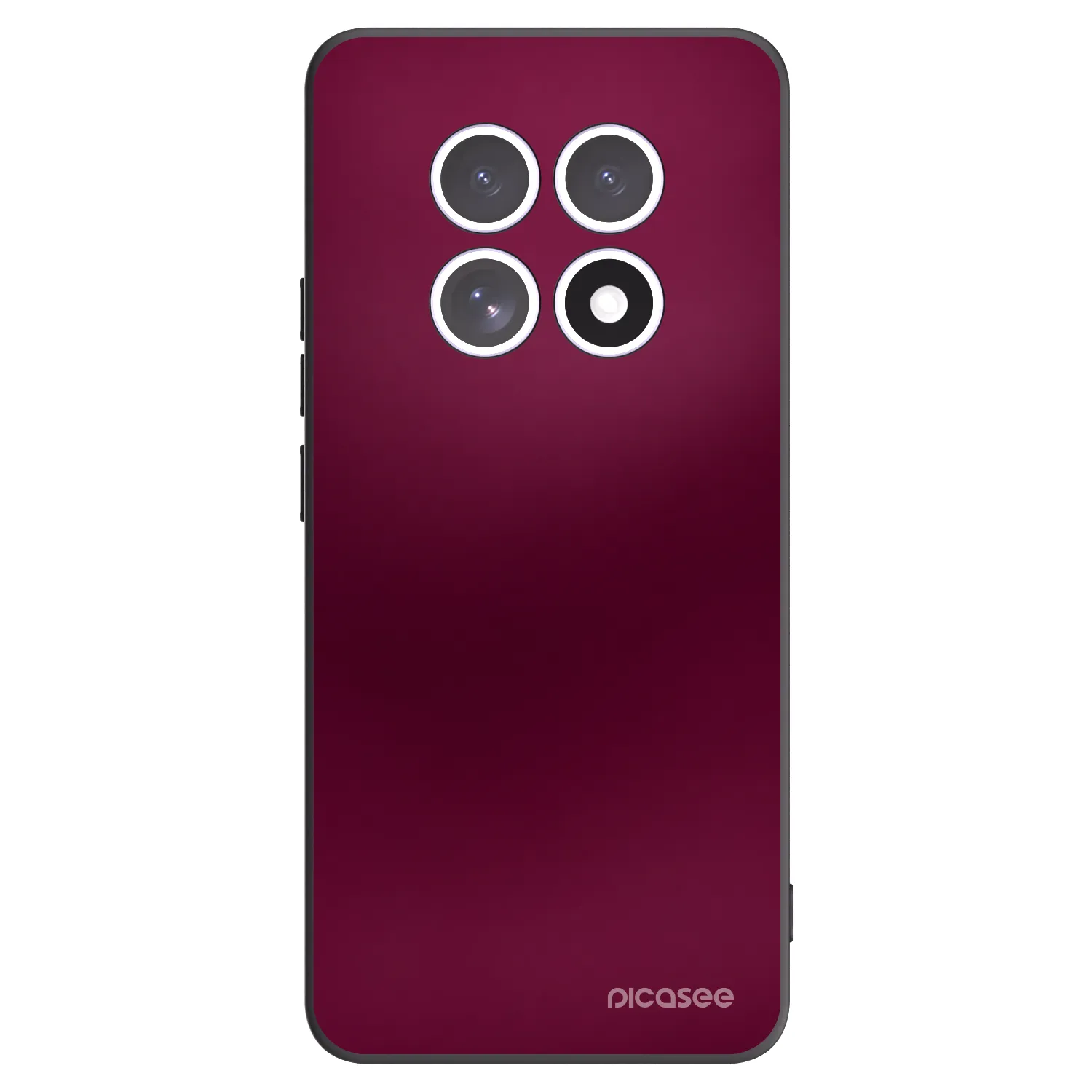 Picasee silikonový černý obal pro Xiaomi Redmi Note 15 4G - Velvet Bordeaux