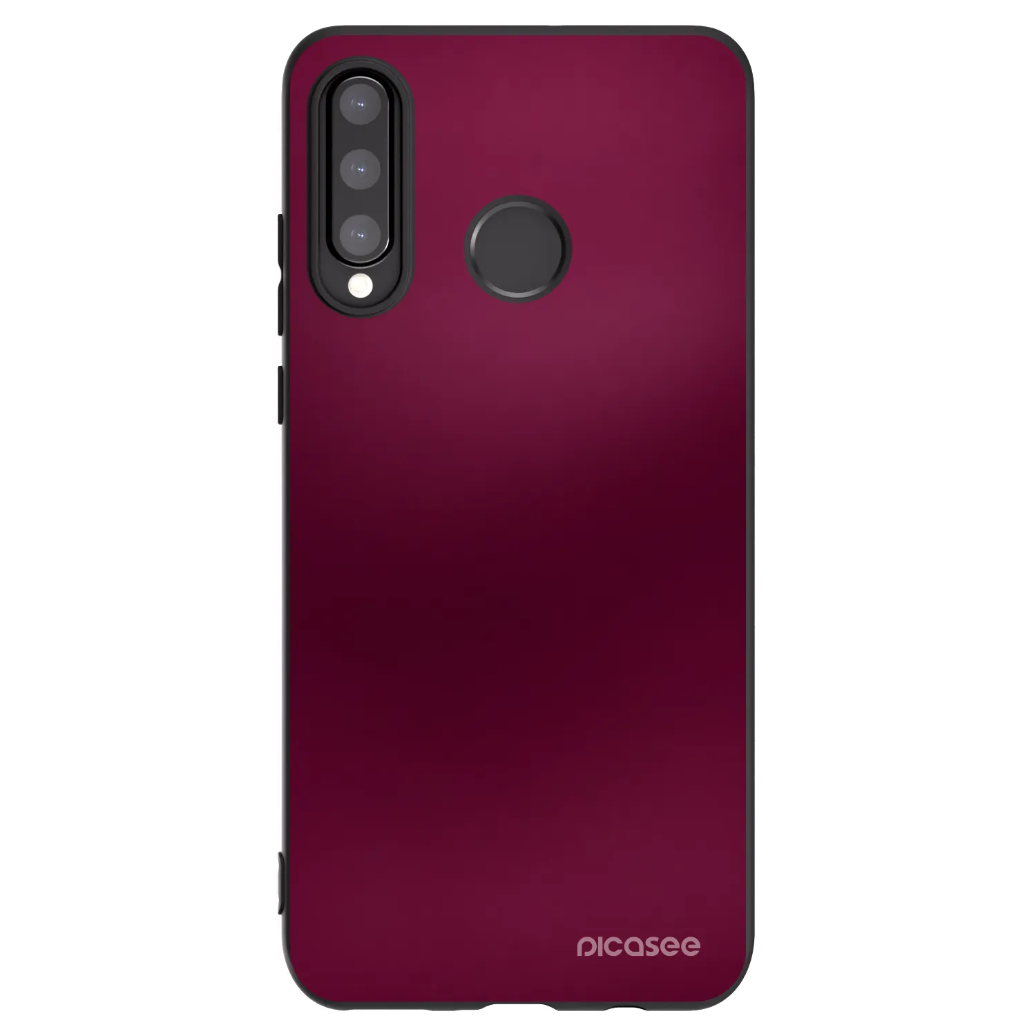 Picasee silikonový černý obal pro Huawei P30 Lite - Velvet Bordeaux