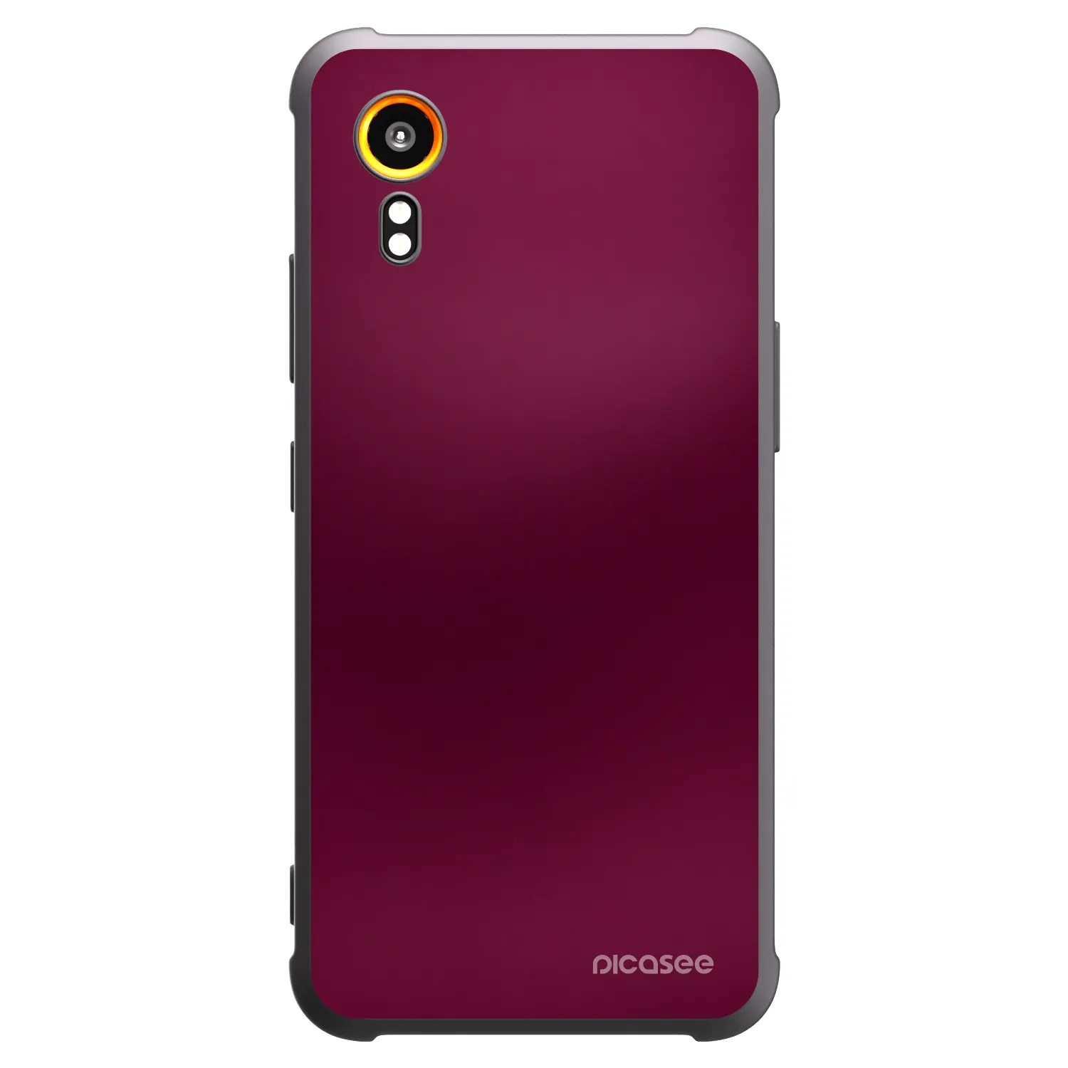 Picasee silikonový černý obal pro Samsung Galaxy XCover 7 - Velvet Bordeaux