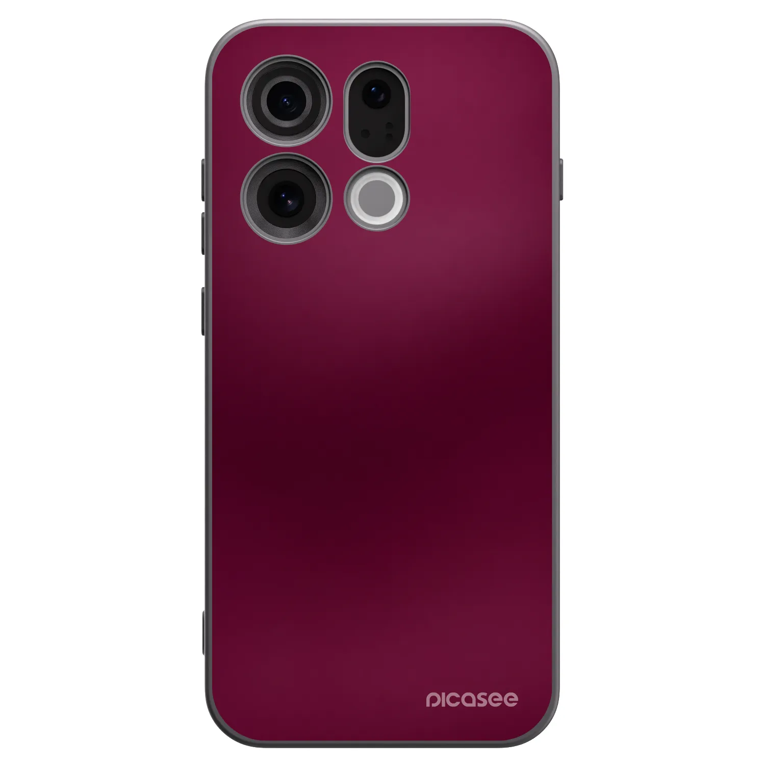 Picasee silikonový černý obal pro OPPO Find X9 - Velvet Bordeaux