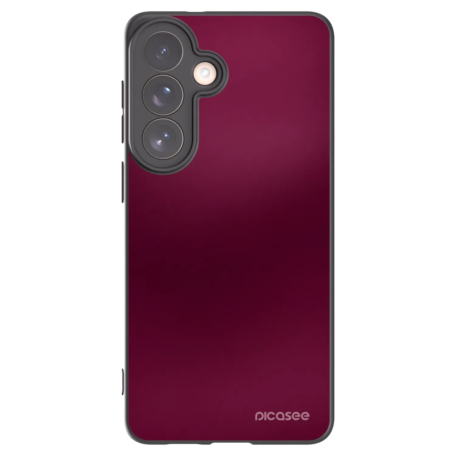 Picasee silikonový černý obal pro Samsung Galaxy S26+ - Velvet Bordeaux