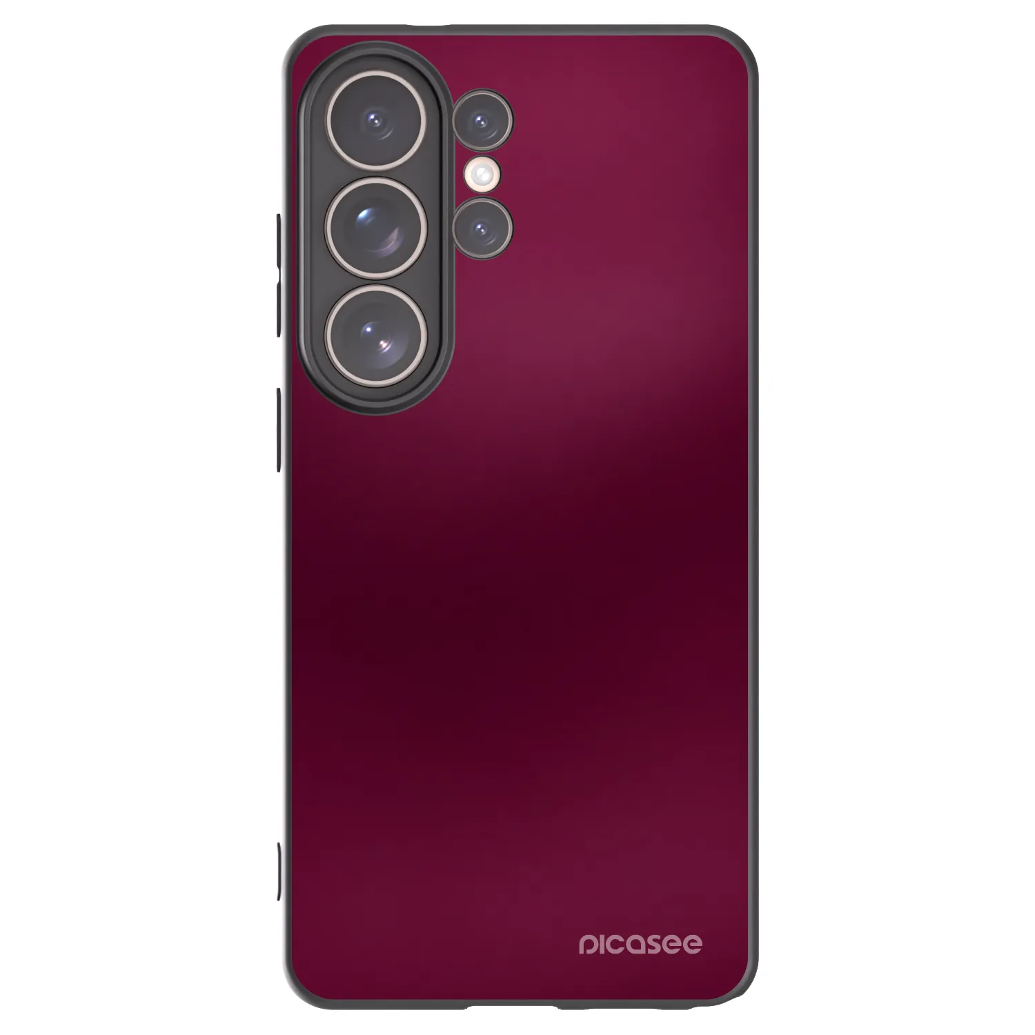 Picasee silikonový černý obal pro Samsung Galaxy S26 Ultra - Velvet Bordeaux