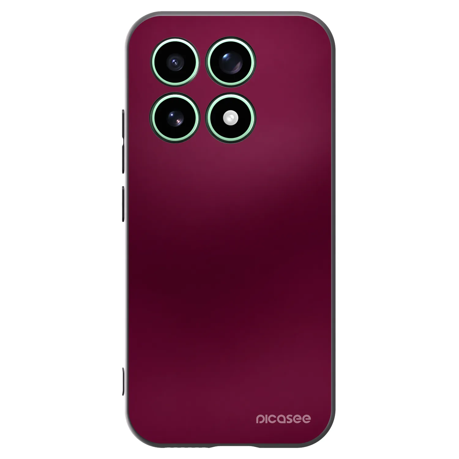 Picasee silikonový černý obal pro Xiaomi 17 - Velvet Bordeaux