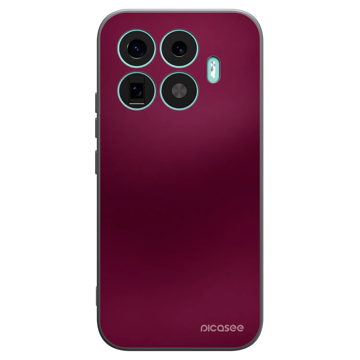 Picasee silikonový černý obal pro Xiaomi 17T - Velvet Bordeaux