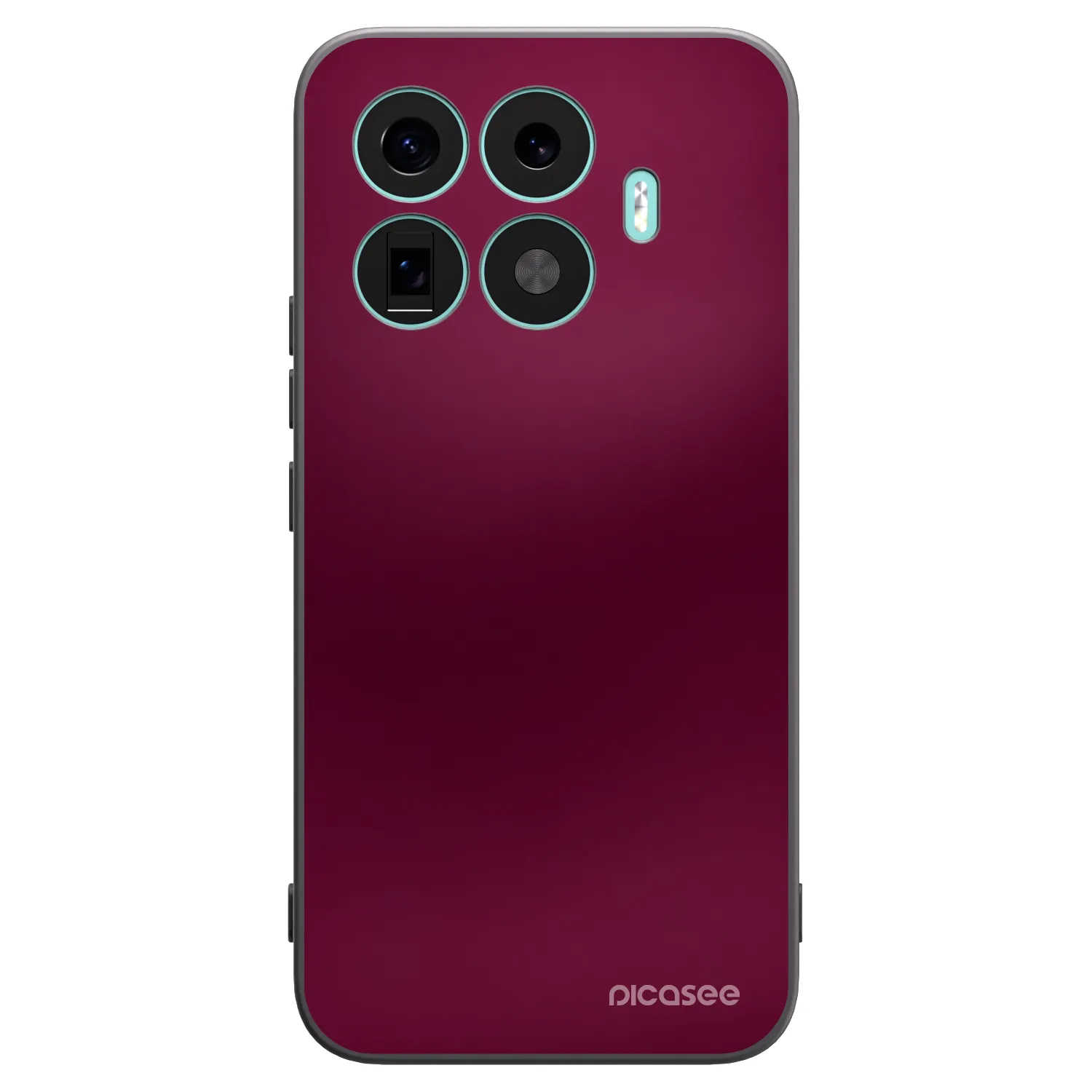 Picasee silikonový černý obal pro Xiaomi 17T Pro - Velvet Bordeaux