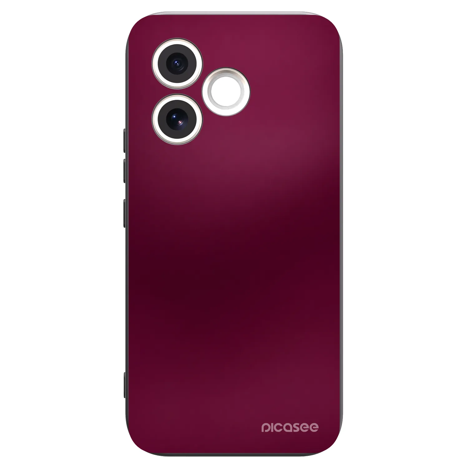 Picasee silikonový černý obal pro Honor 600 Lite - Velvet Bordeaux