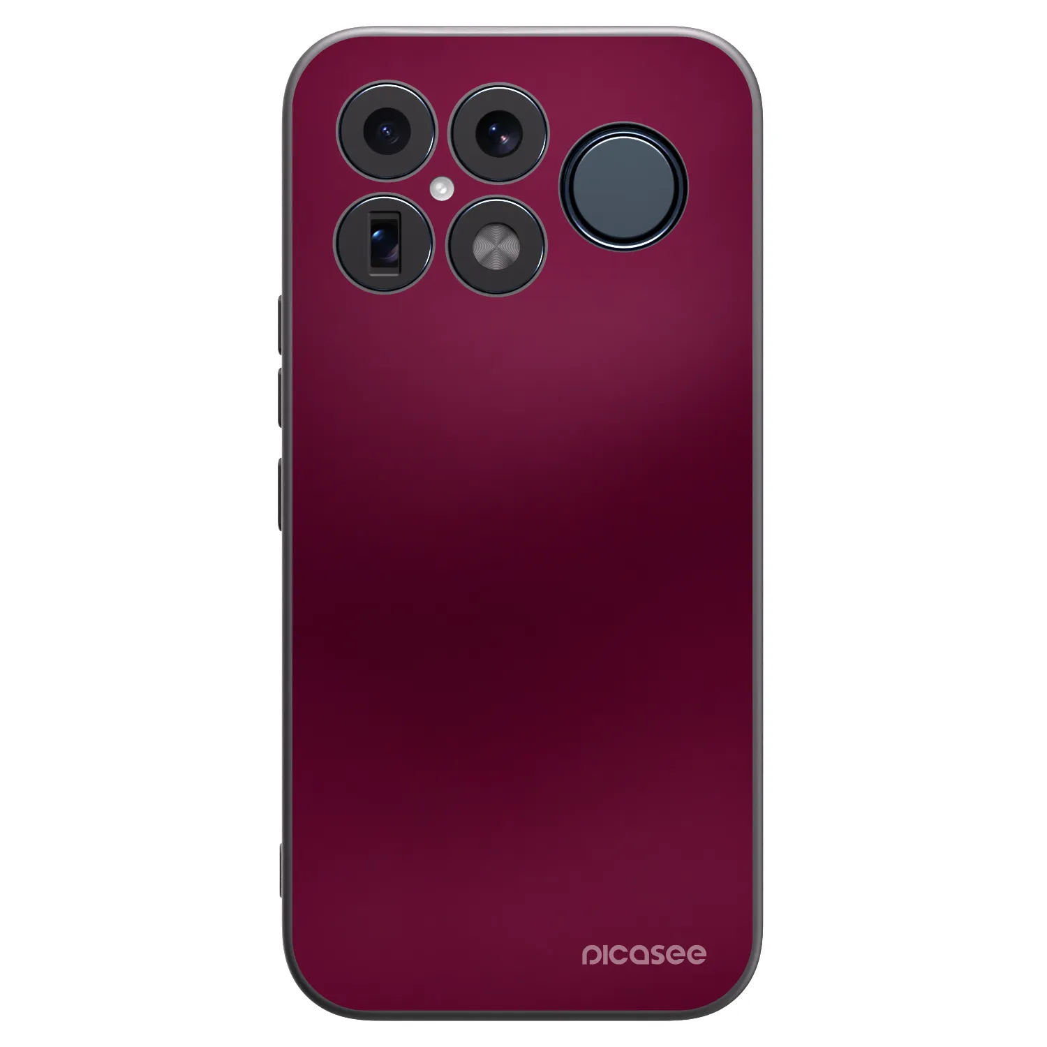 Picasee silikonový černý obal pro Xiaomi Poco F8 Ultra - Velvet Bordeaux