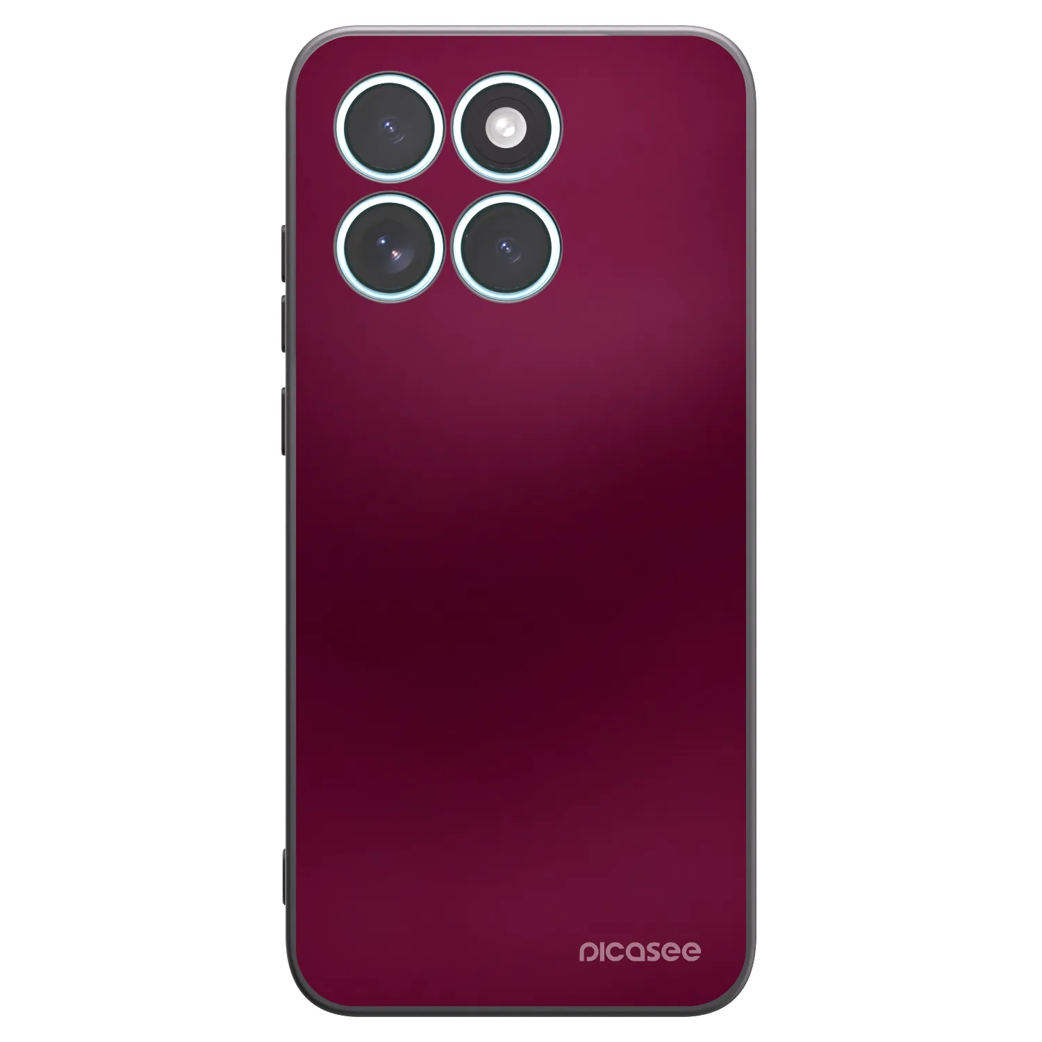 Picasee silikonový černý obal pro Motorola Edge 70 Fusion - Velvet Bordeaux