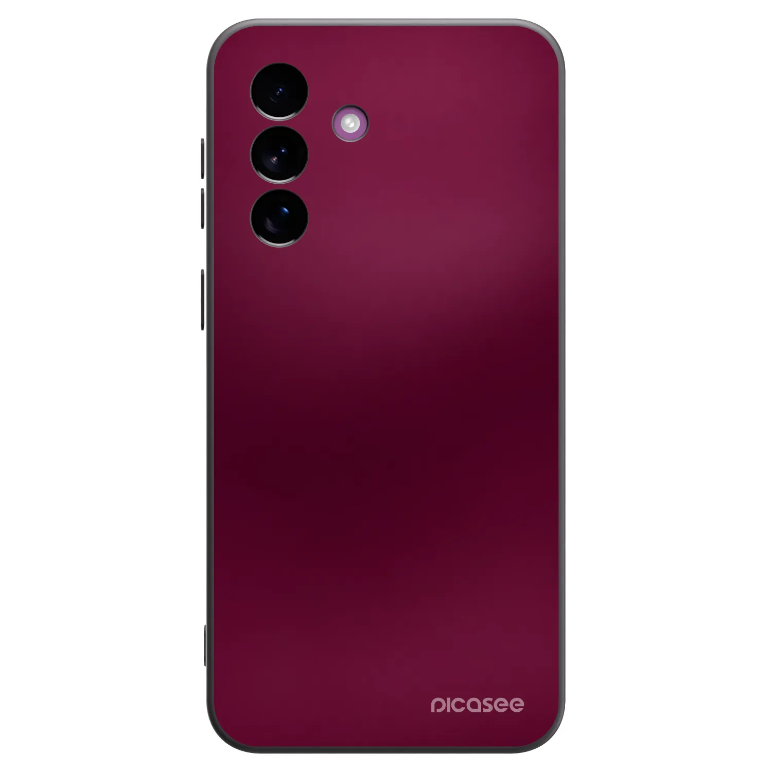 Picasee silikonový černý obal pro Samsung Galaxy A37 - Velvet Bordeaux