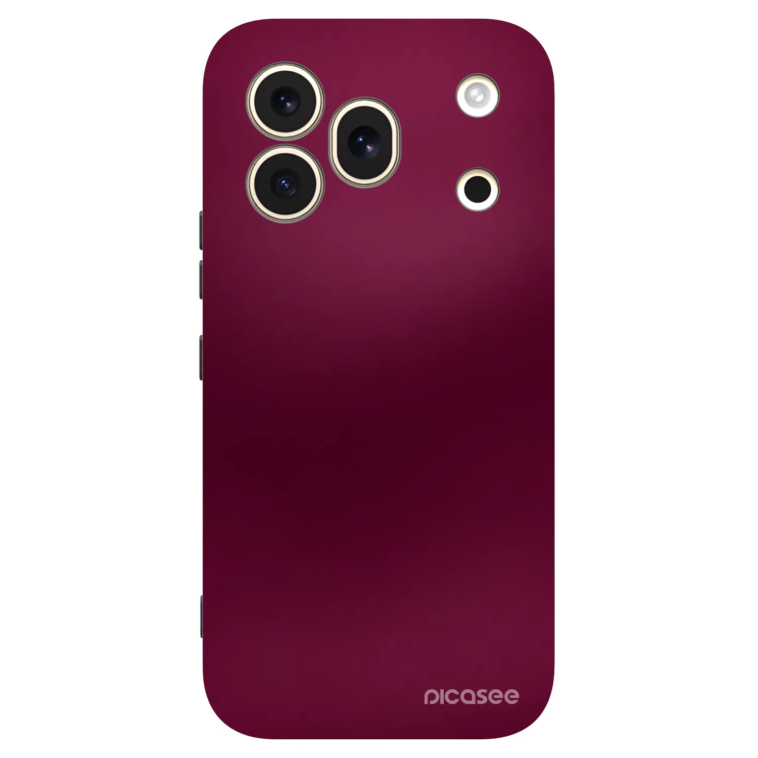 Picasee silikonový černý obal pro Honor 600 Pro - Velvet Bordeaux