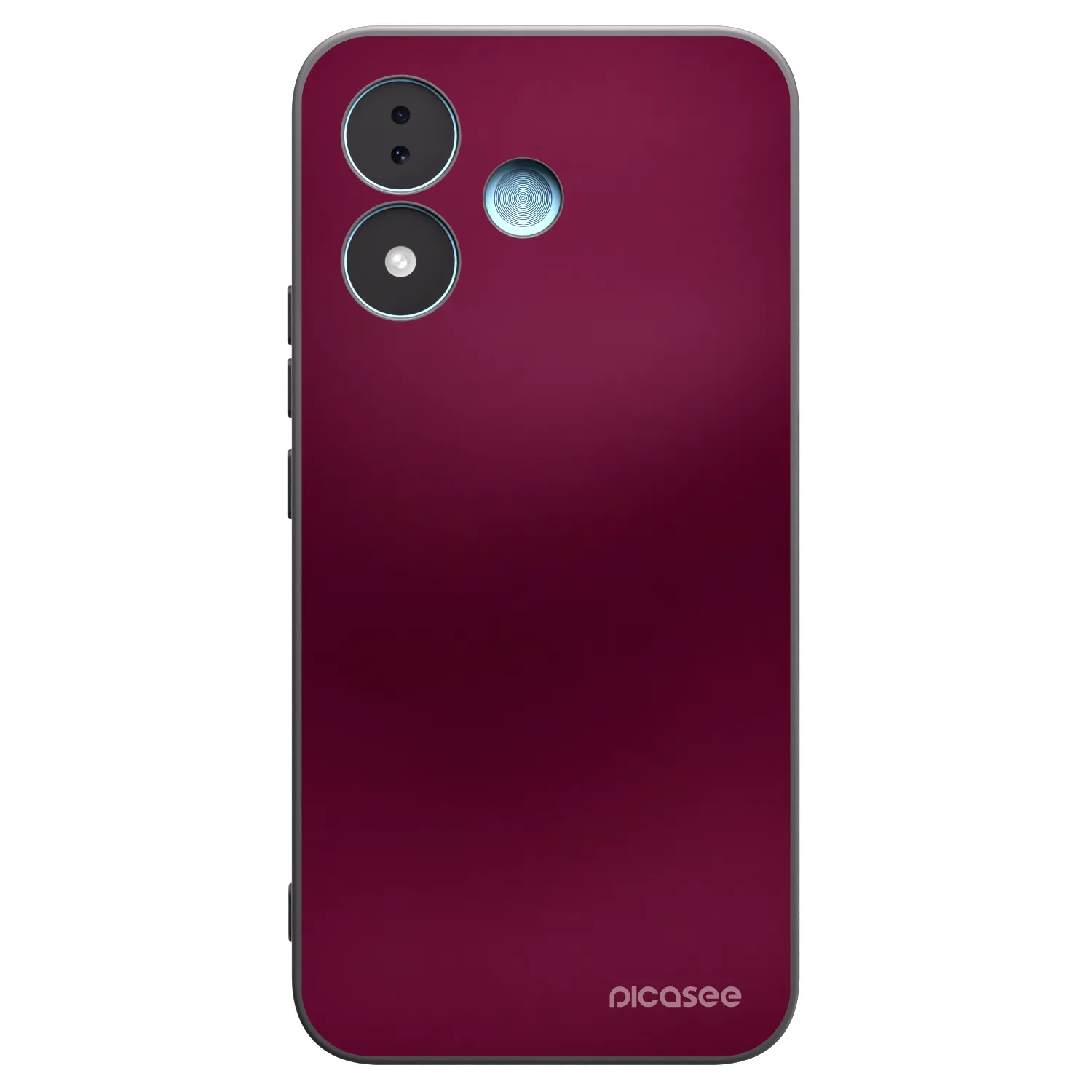 Picasee silikonový černý obal pro Xiaomi Redmi Note 17 5G - Velvet Bordeaux