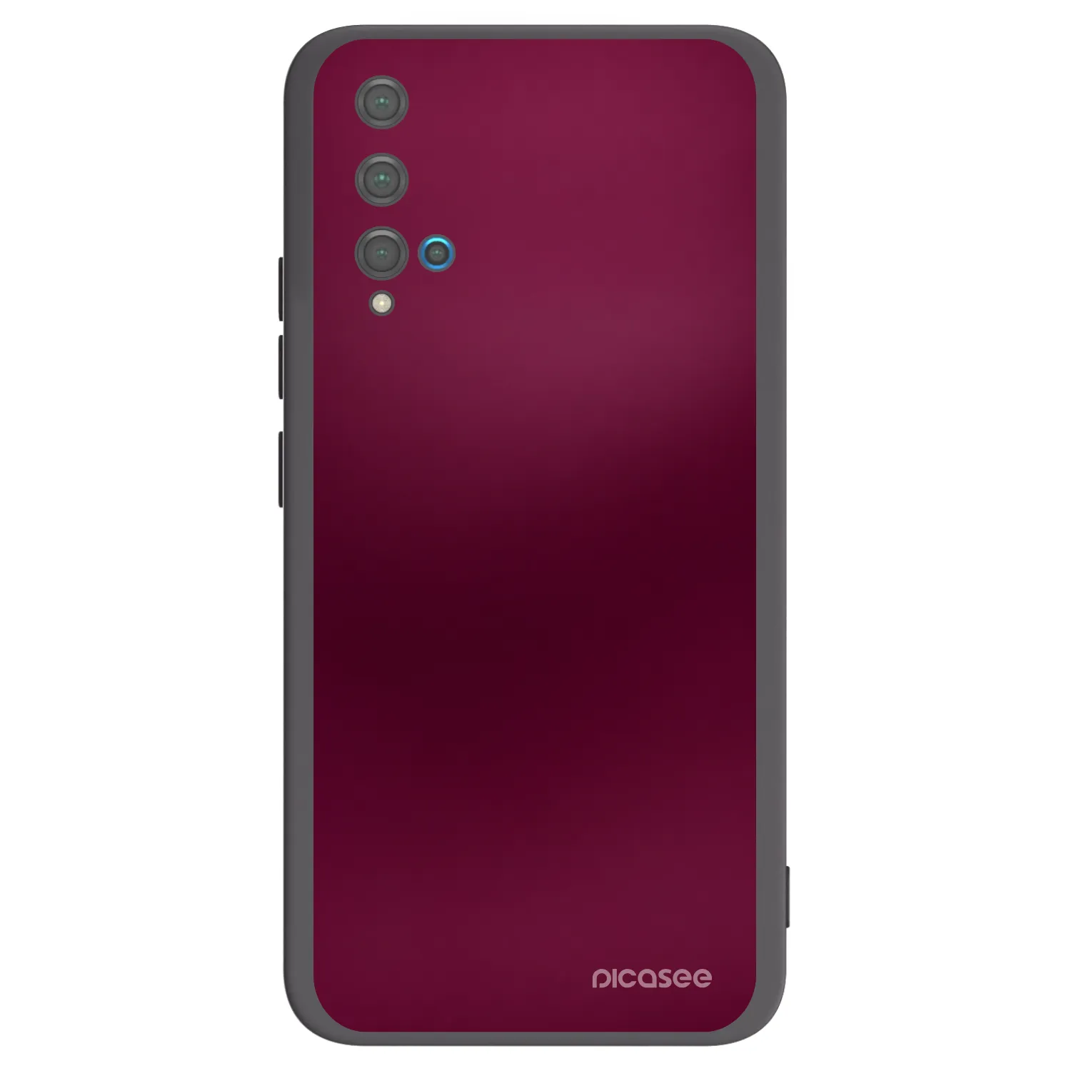 Picasee silikonový černý obal pro Huawei Nova 5T - Velvet Bordeaux