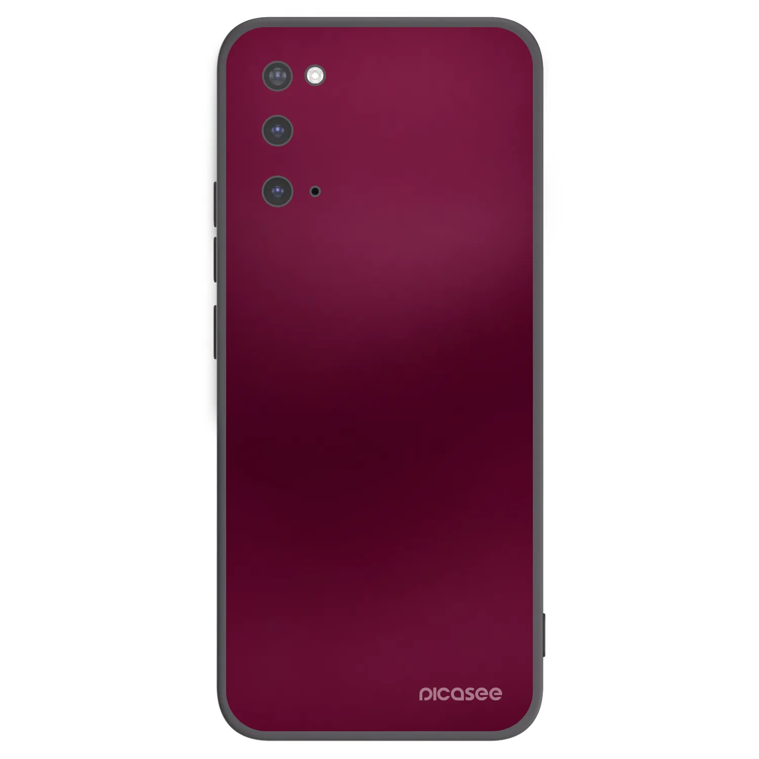 Picasee silikonový černý obal pro Samsung Galaxy S20 G980F - Velvet Bordeaux