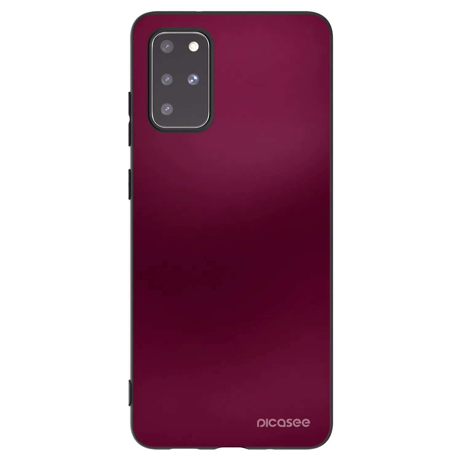 Picasee silikonový černý obal pro Samsung Galaxy S20+ G985F - Velvet Bordeaux