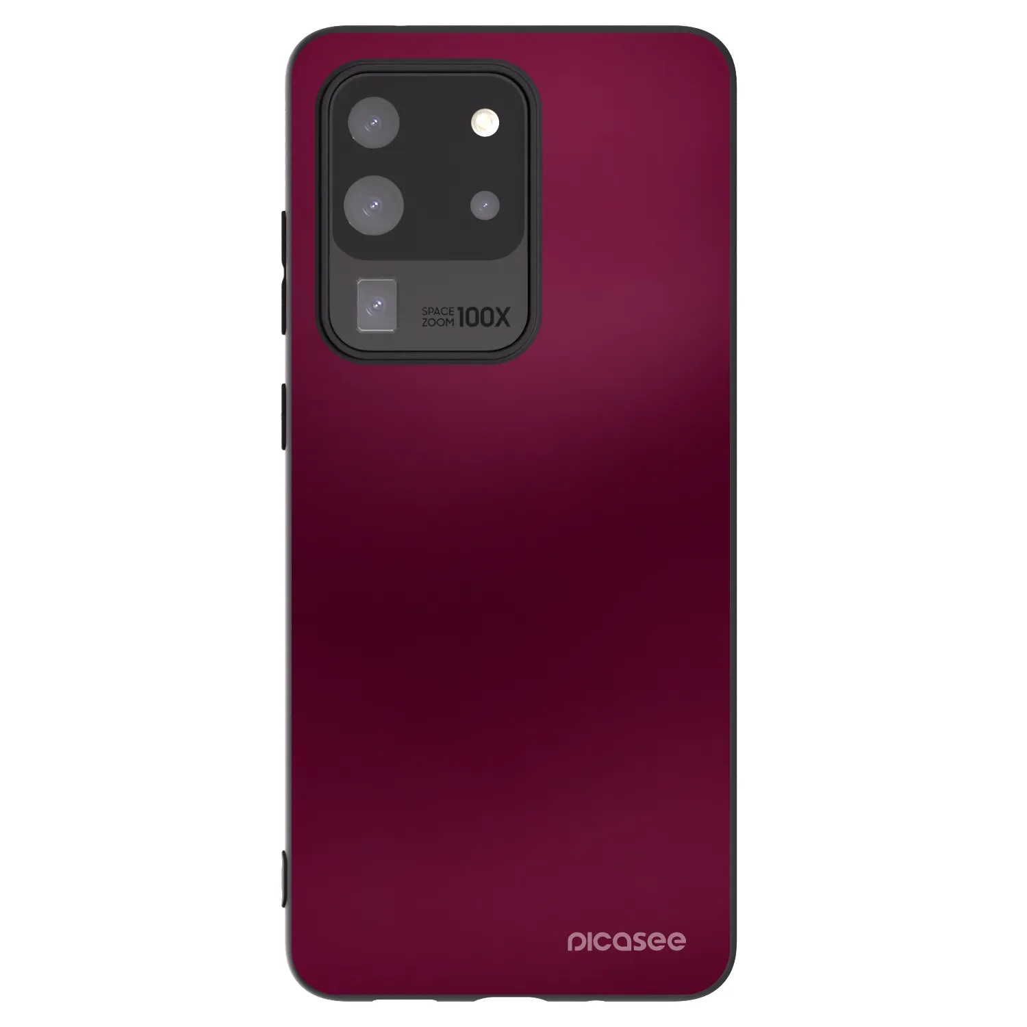 Picasee silikonový černý obal pro Samsung Galaxy S20 Ultra 5G G988F - Velvet Bordeaux