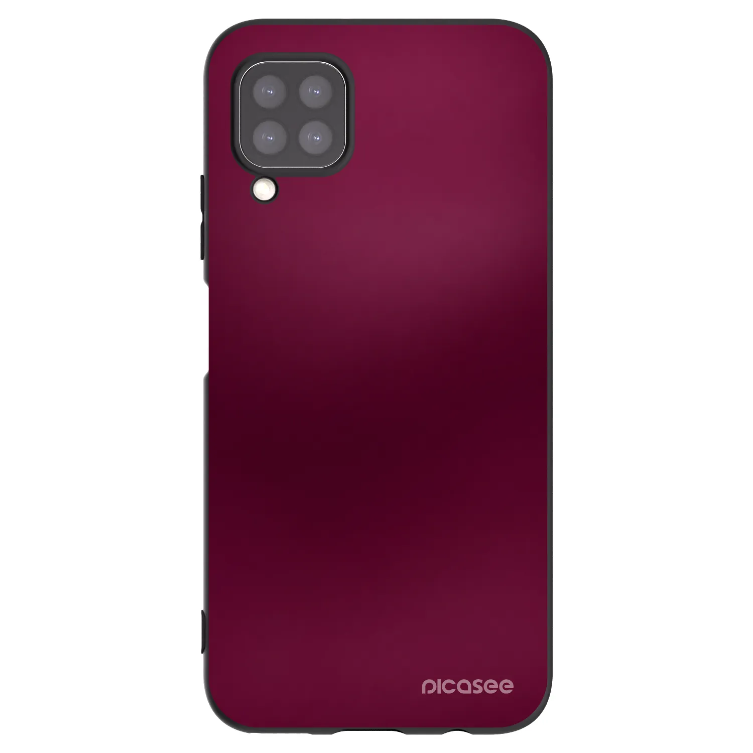 Picasee silikonový černý obal pro Huawei P40 Lite - Velvet Bordeaux