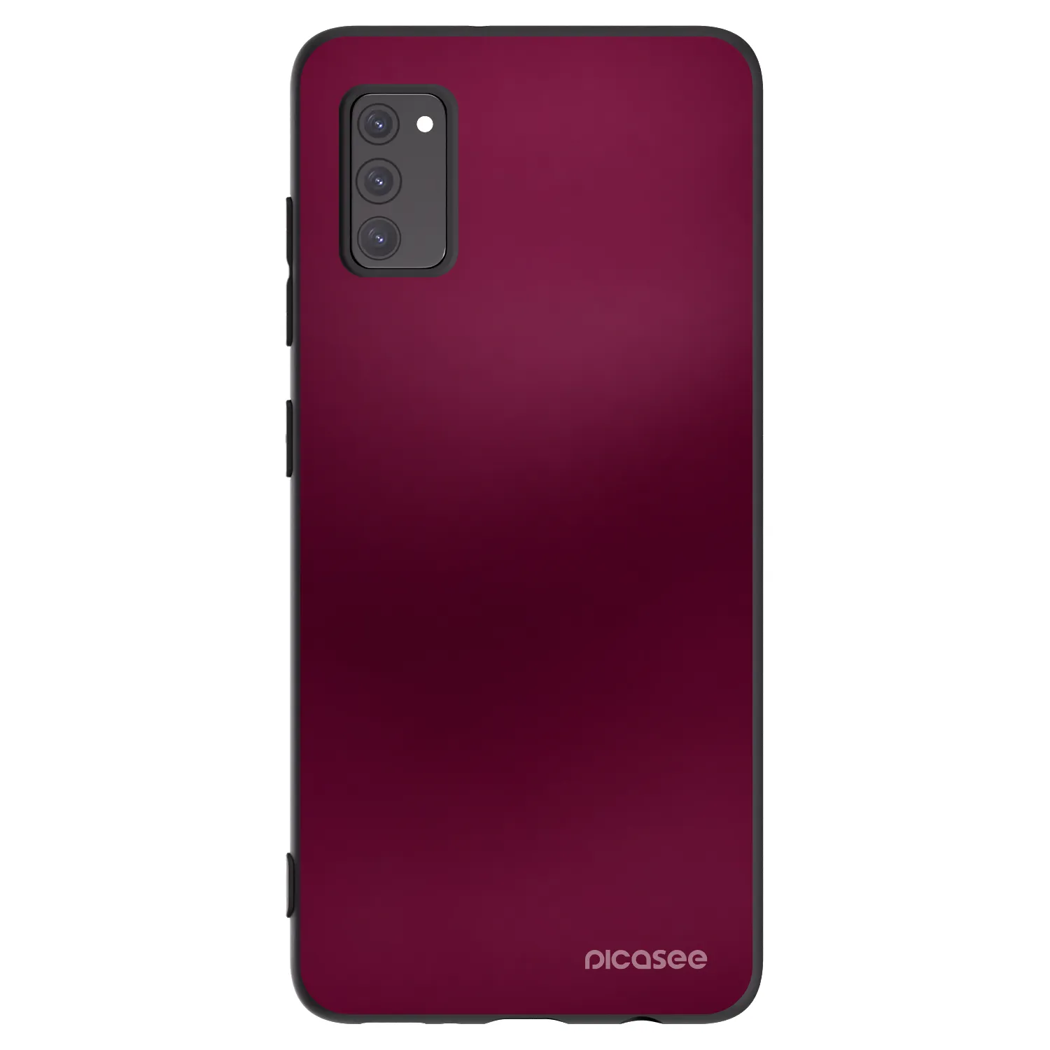 Picasee silikonový černý obal pro Samsung Galaxy A41 A415F - Velvet Bordeaux