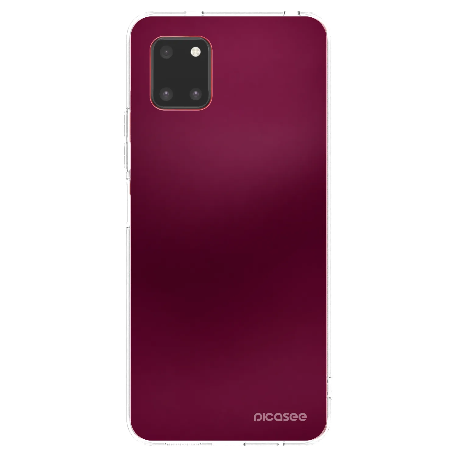 Picasee silikonový průhledný obal pro Samsung Galaxy Note 10 Lite N770F - Velvet Bordeaux