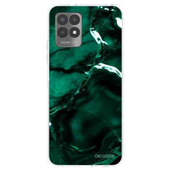 Picasee silikonový průhledný obal pro Realme 8i - Dark emerald