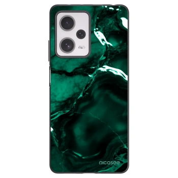 Picasee silikonový černý obal pro Xiaomi Redmi Note 12 Pro+ 5G - Dark emerald