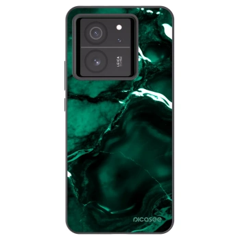 Picasee silikonový černý obal pro Xiaomi 13T Pro - Dark emerald