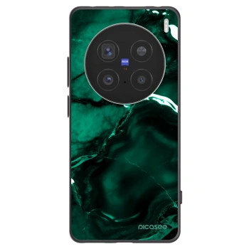 Picasee silikonový černý obal pro Vivo X200 Pro - Dark emerald