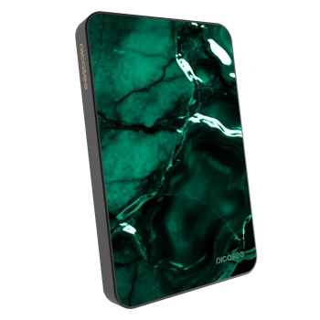 Powerbanka s MagSafe 5 000 mAh Šedá - Dark emerald