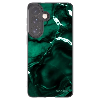 Picasee silikonový černý obal pro Samsung Galaxy S26+ - Dark emerald