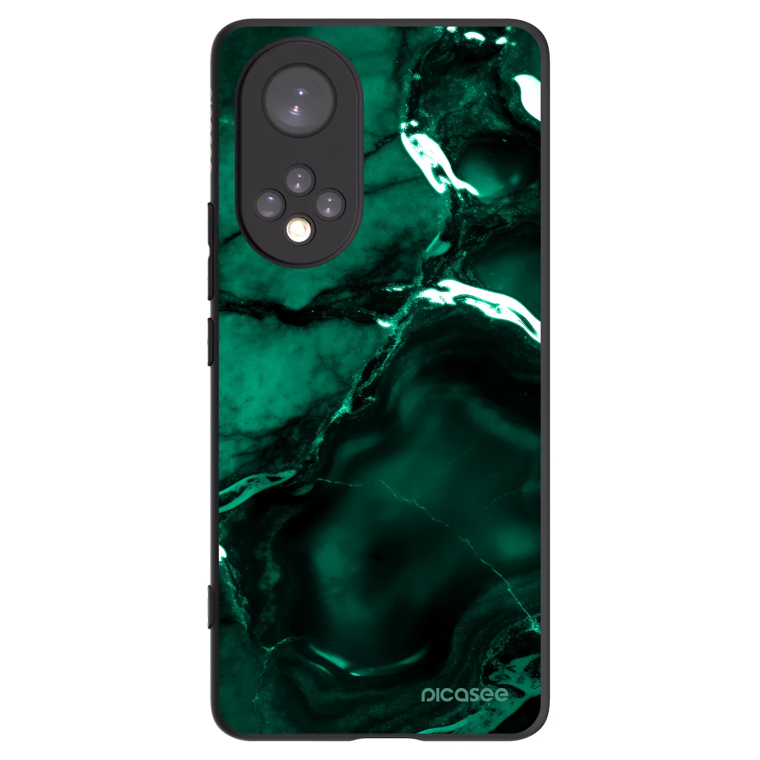 Picasee silikonový černý obal pro Huawei Nova 9 - Dark emerald