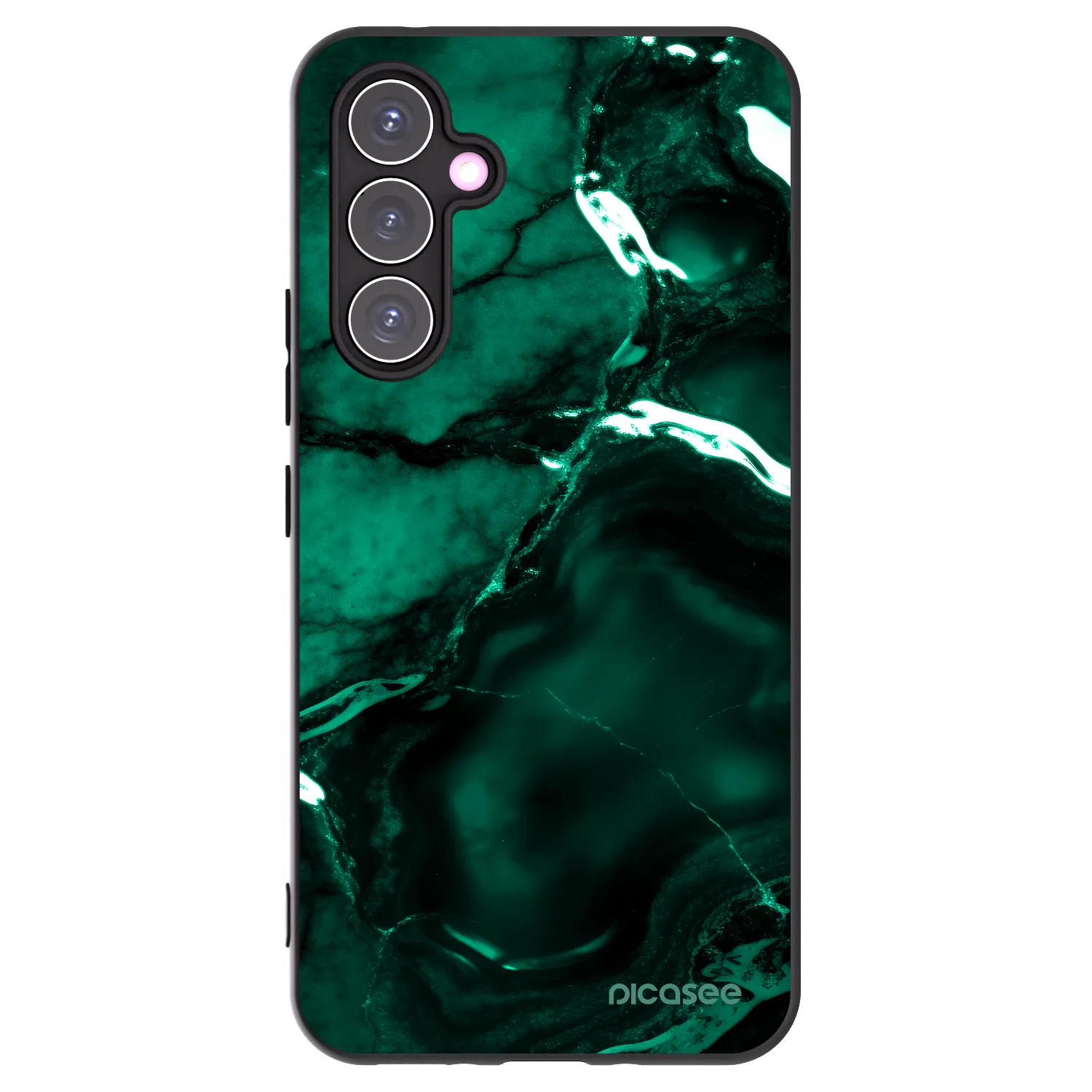 Picasee silikonový černý obal pro Samsung Galaxy A54 5G A546B - Dark emerald