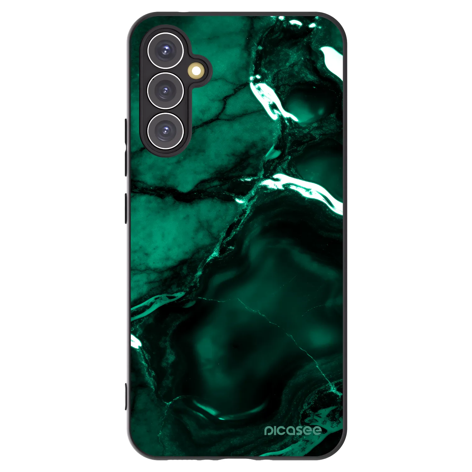 Picasee silikonový černý obal pro Samsung Galaxy A34 5G A346B - Dark emerald