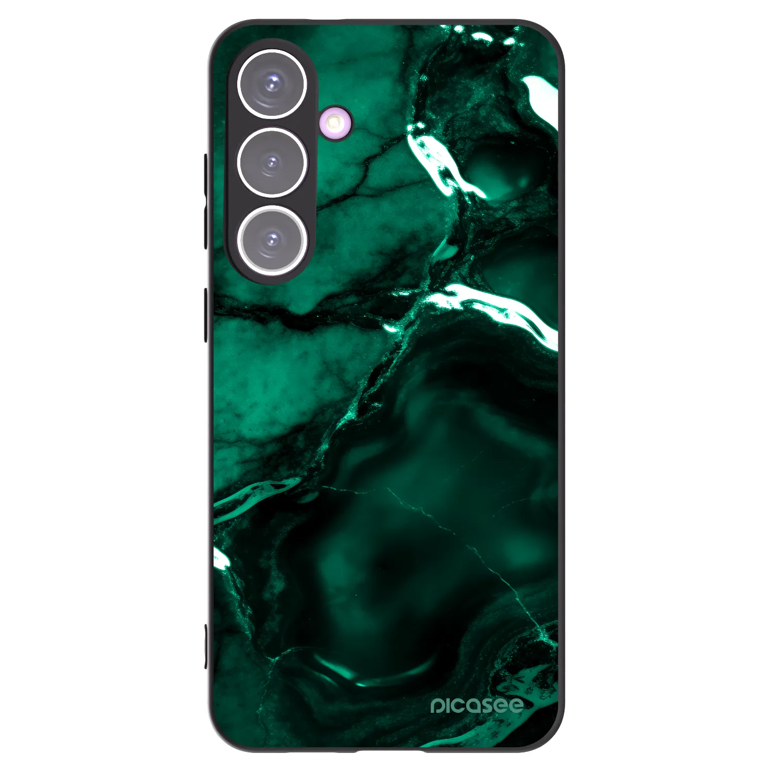 Picasee silikonový černý obal pro Samsung Galaxy S24+ S926B 5G - Dark emerald