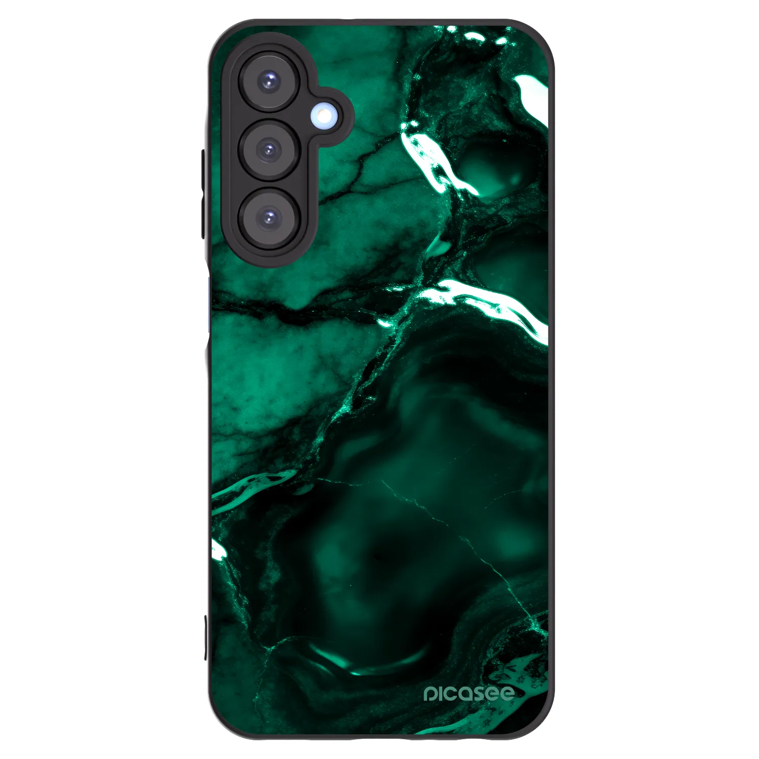 Picasee silikonový černý obal pro Samsung Galaxy A25 A256B 5G - Dark emerald