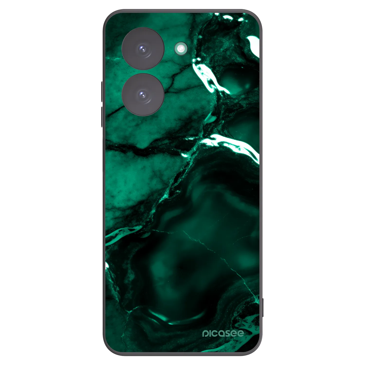Picasee silikonový černý obal pro Xiaomi Redmi A5 - Dark emerald