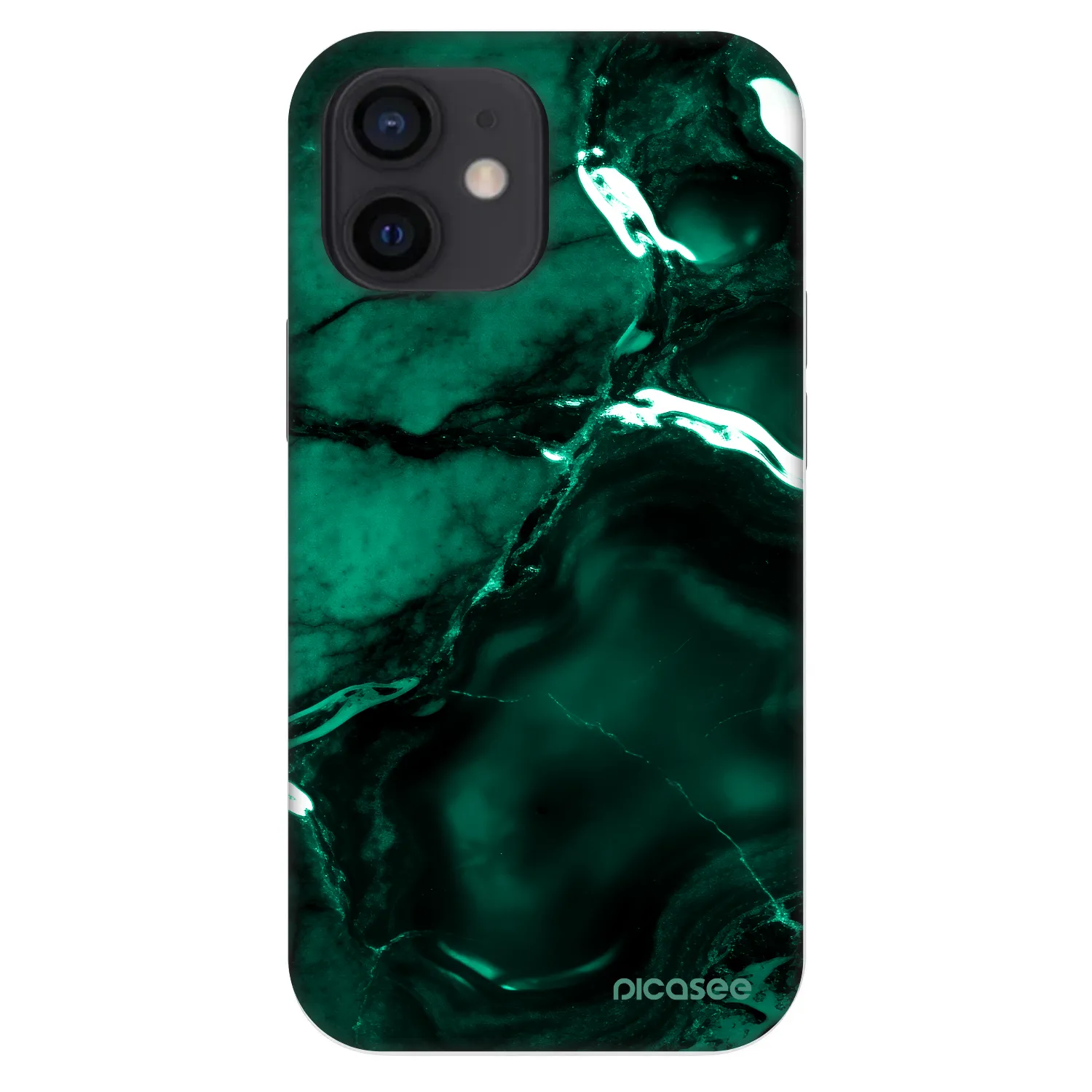 Picasee Fashion Case pro Apple iPhone 12 mini - Dark emerald