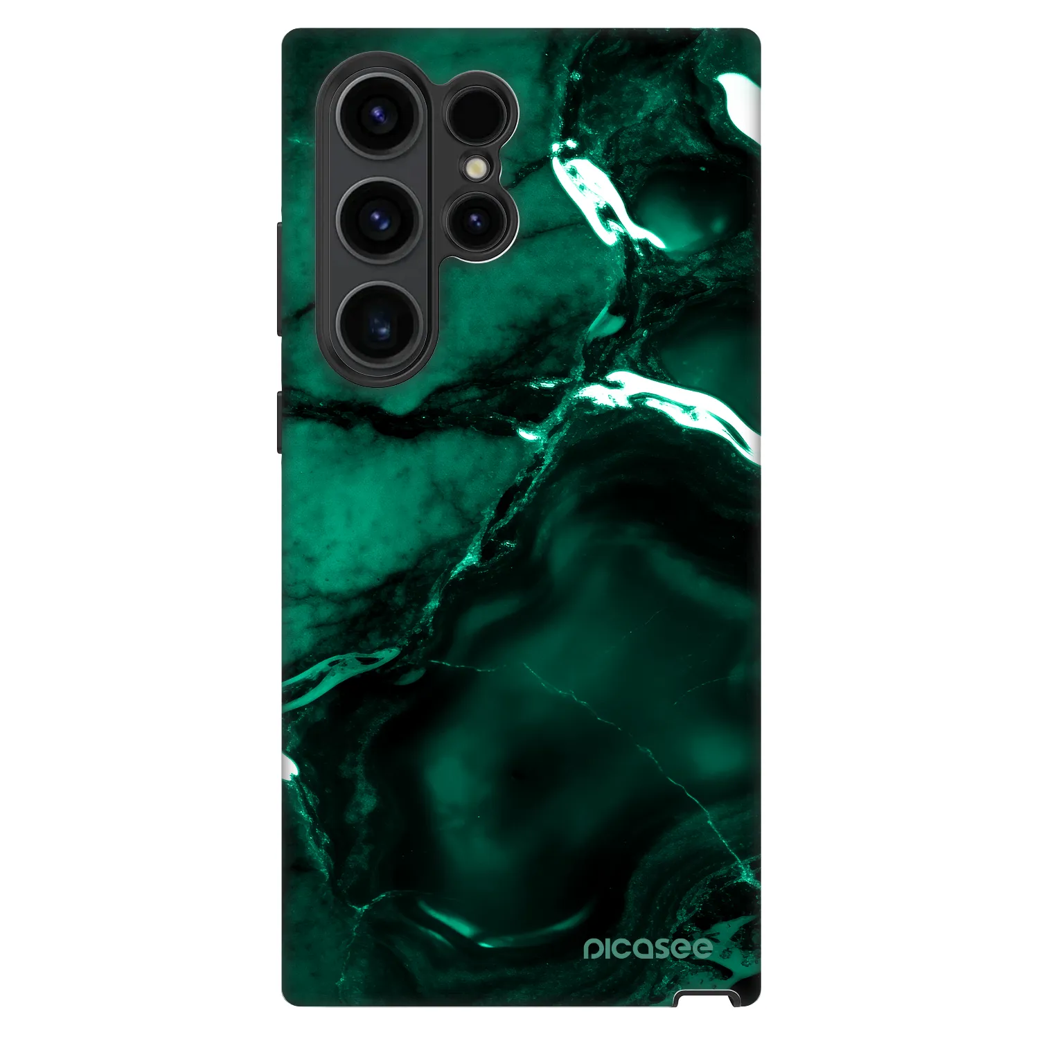 Picasee Fashion Case pro Samsung Galaxy S23 Ultra 5G - Dark emerald