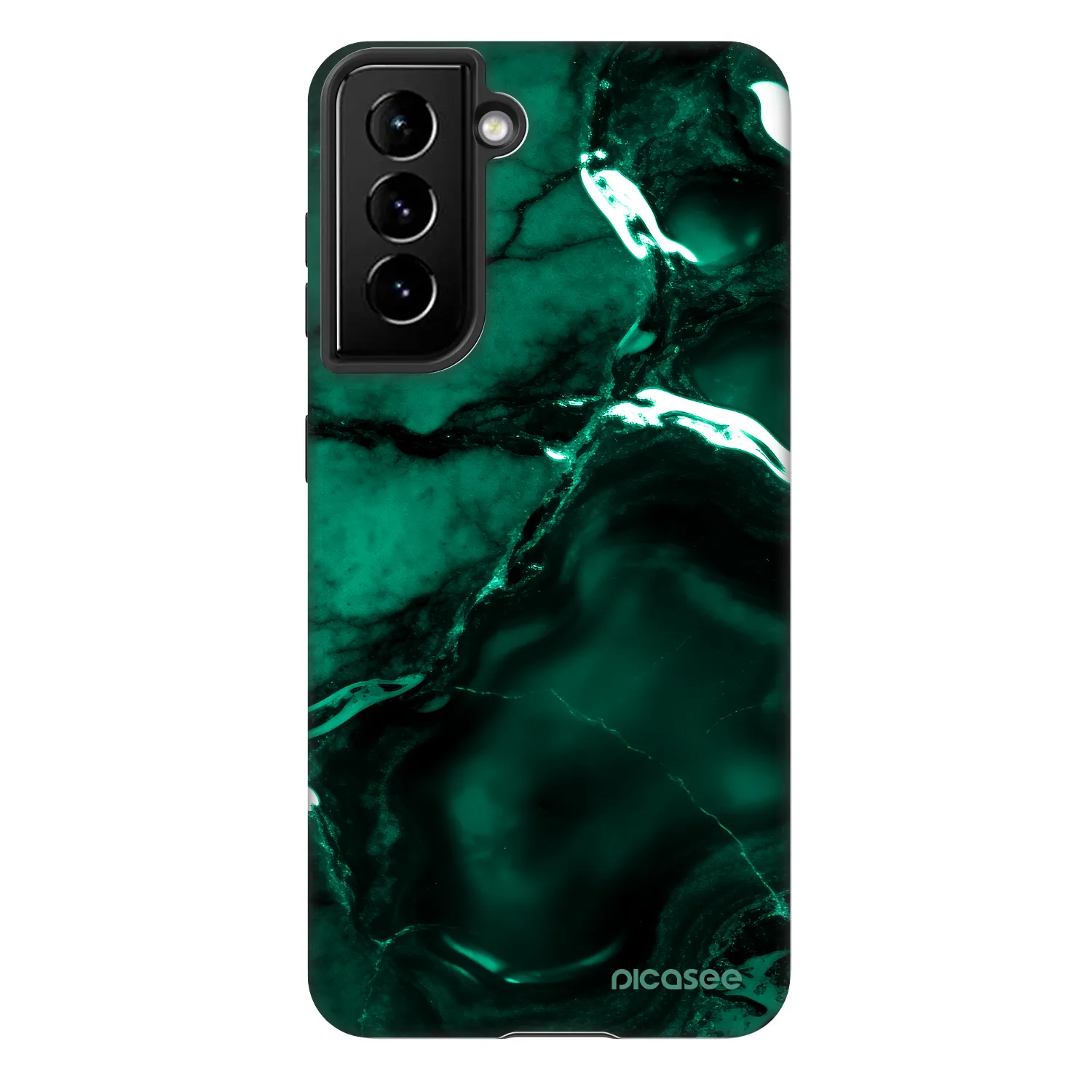 Picasee Fashion Case pro Samsung Galaxy S21 FE 5G - Dark emerald